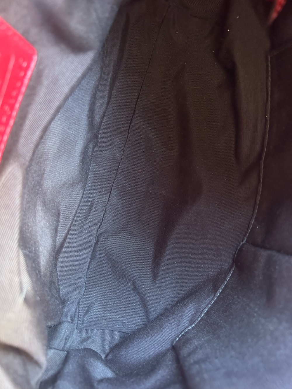 Vintage Zoe Coach Patchwork Red and Brown Shoulder Bag - Picture 8 of 10